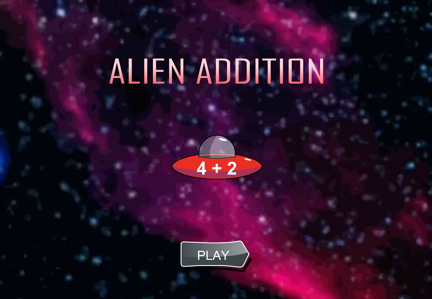 Alien Addition Worksheet