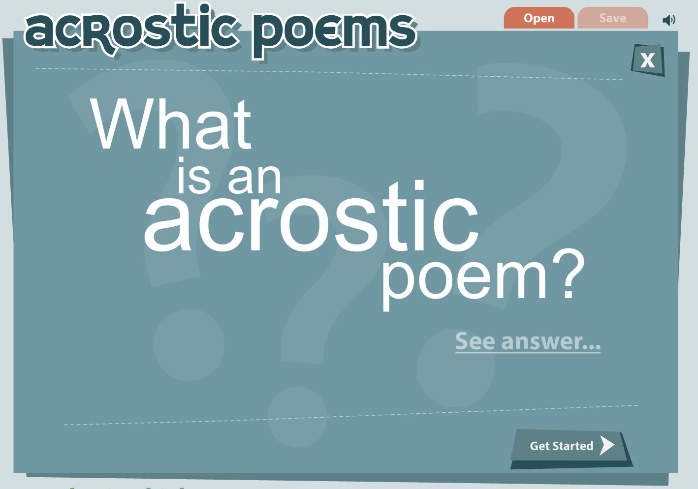 acrosticpoem